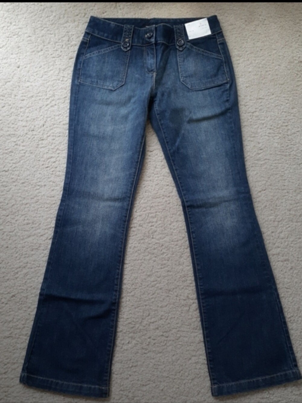 (NWT) NY&C Denim Blue Low Rise Bootcut Jea…